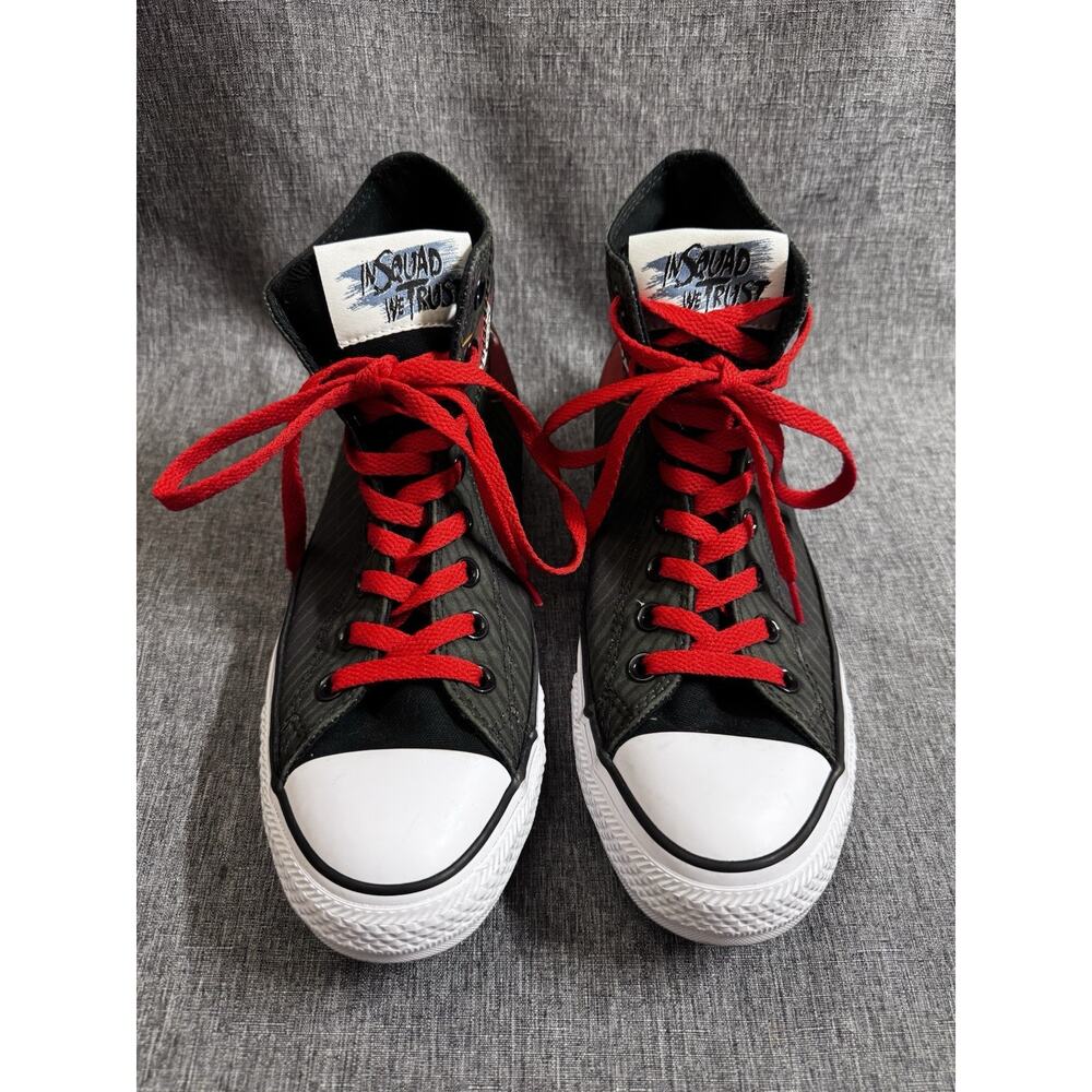 Converse DC Comics ‘Suicide Squad’ High Top Sneaker Woman Size 9.5 Mens 7.5 - Picture 3 of 8